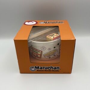*New* Maruchan Ramen Noodle Bundle - Bowl, Chopsticks & Holder, and Soup Spoon